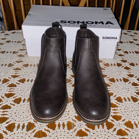 NWB Men’s Sz. 12 Sonoma Dark Brown Raul2 Chukka Boots w/ Ortholite ECO main image 9